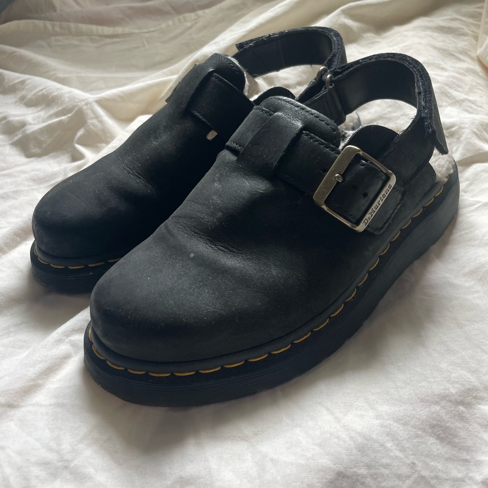 JORGE II FAUX FUR LINED SLINGBACK MULES